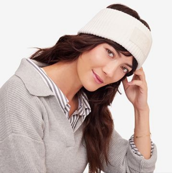 🆕 COACH Cable Knit Winter Headband - Picture 2 of 3